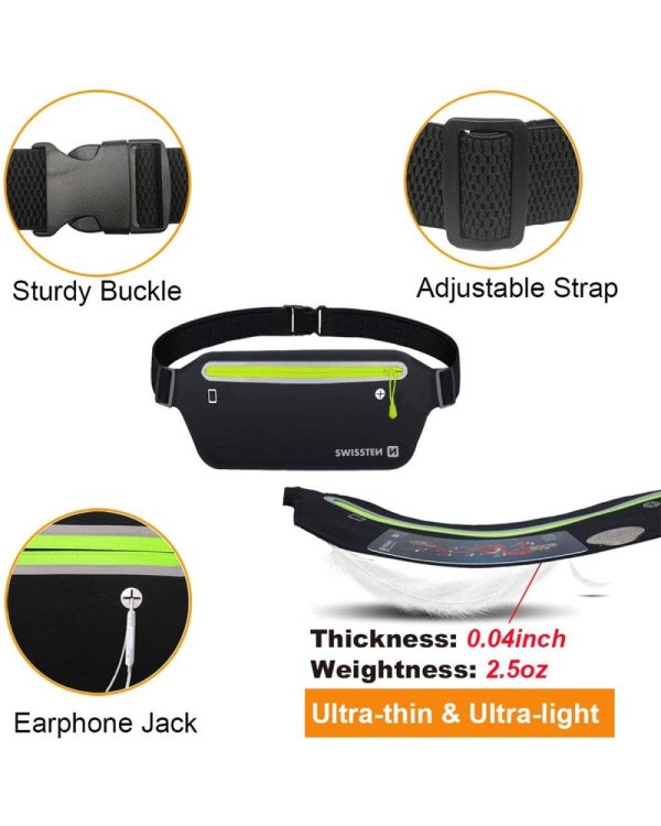 Swissten Поясничная сумка для телефонов до 7 дюймов