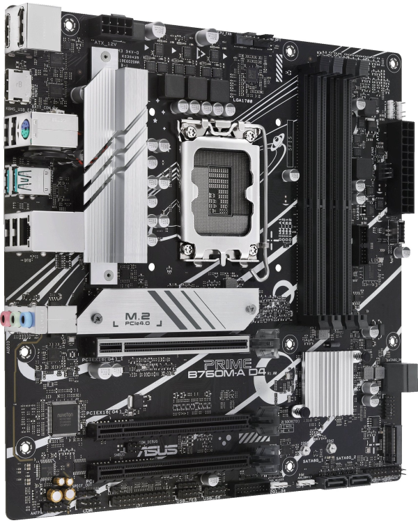 Asus Prime B760M-A D4-CSM Mатеринская плата Intel B760 / LGA 1700 / Micro-ATX
