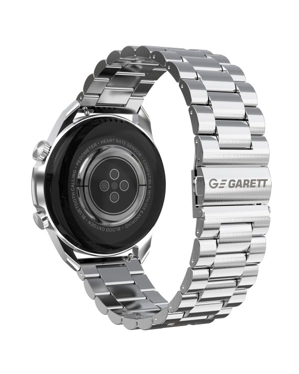 Garett Smartwatch V10 Leather / AMOLED / Bluetooth / IP68 / Backlit display / Sports modes Умные часы