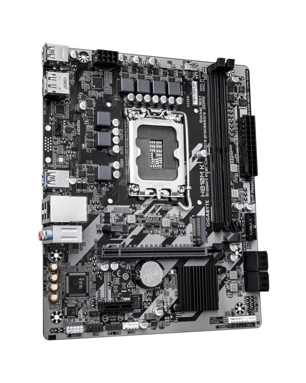 Gigabyte H810M Материнская плата Intel Core Ultra / mATX / LGA 1851 / PCIe 4.0 / GbE / USB 3.2 Gen 1