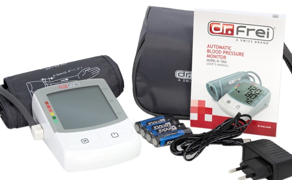 Dr.Frei M-100A Автоматический Измеритель Давления (Тонометр) + Адаптер