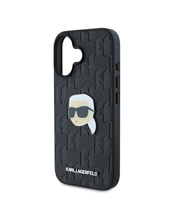 Karl Lagerfeld Monogram Karl Head Pin Защитный Чехол для Apple iPhone 16