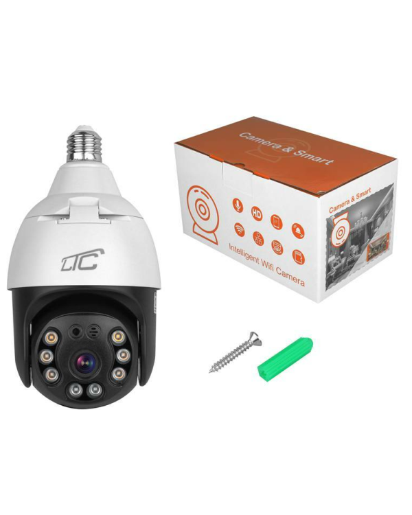 LTC LXKAM35 IP Камера E27 / IP65 / PTZ / 5Mpix / 230V