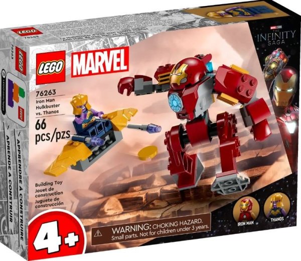 Обложка книги «LEGO Super Heroes 76263 Iron Man Hulkbuster vs. Thanos Конструктор»