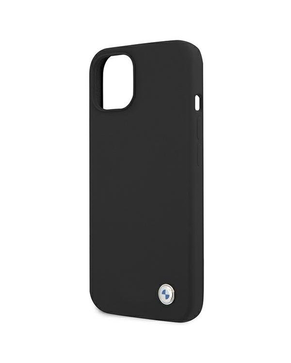 BMW BMHCP13SSILBK Hardcase Silicone Силиконовый защитный чехол для телефона Apple iPhone 13 Mini