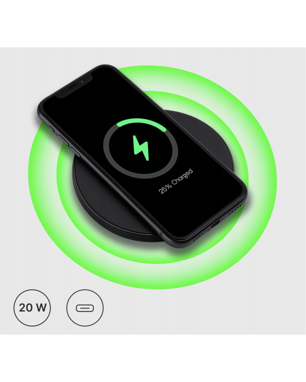 Qualo QLI-M-20W-01 Ultimate Беспроводной зарядное устройство 20W