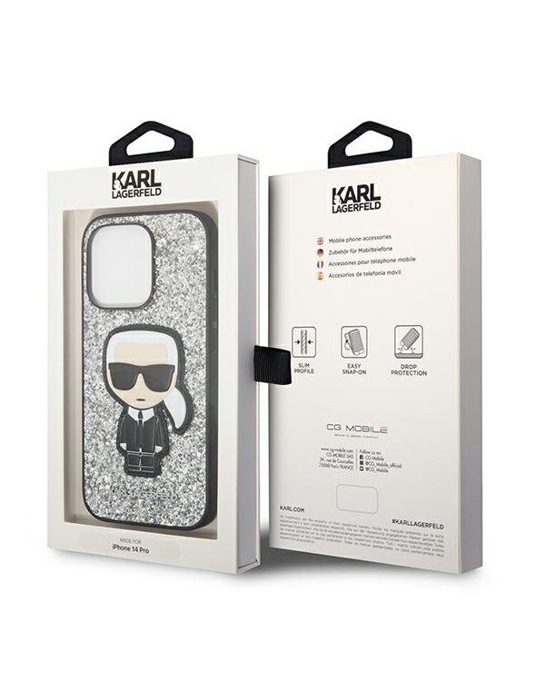 Karl Lagerfeld KLHCP14LGFKPG Чехол для Apple iPhone 14 Pro