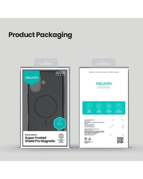 Nillkin Super Frosted PRO Magnetic Back Cover Чехол для Apple iPhone 17