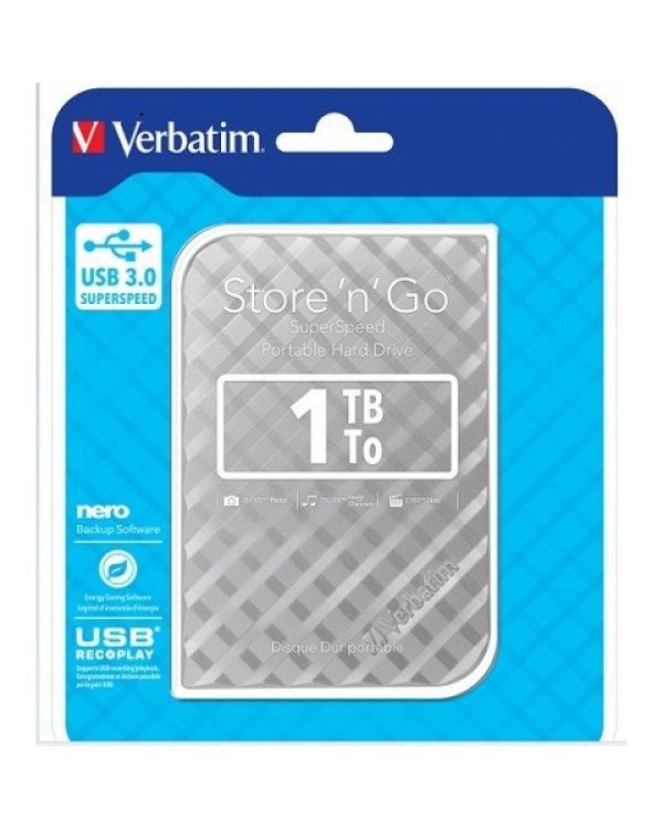 Verbatim 1TB 2.5" Внешний жесткий диск 3.0 USB