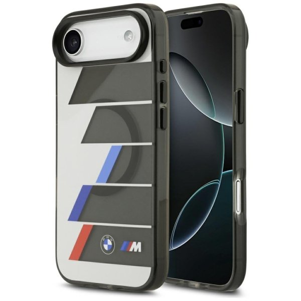 BMW M IML Metal Buttons Tricolor Lines MagSafe Case Защитный Чехол для Apple iPhone 17 Air