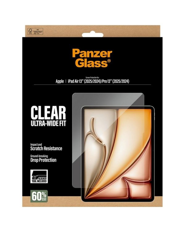 PanzerGlass Ultra-Wide Fit Защитная пленка для экрана Apple iPad Air 13" / 2025