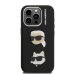 Karl Lagerfeld Grained PU K&CH Heads Case Чехол для Apple iPhone 15 Pro
