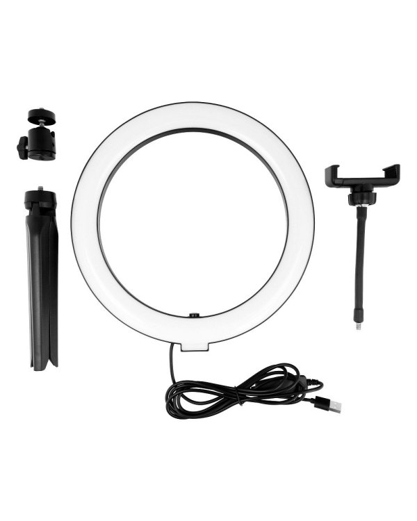 RoGer V10 Universal Tripod штатив для селфи с трехцветной светодиодной лампой