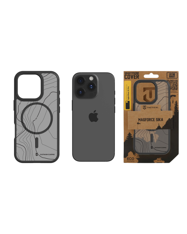 Tactical MagForce Hyperstealth Sika Cover Защитный чехол для iPhone 16 Pro / асфальт