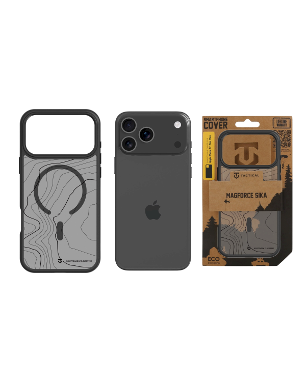Tactical MagForce Hyperstealth Sika Cover Защитный чехол для iPhone 17 Pro Max / асфальтовый