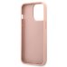 Guess GUHCP13XPSASBPI Saffiano Stripe Back Case Чехол для Apple iPhone 13 Pro Max Rose