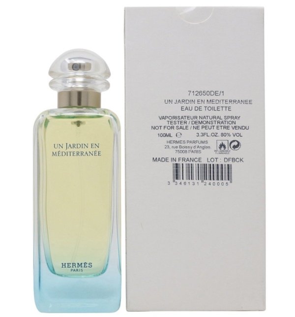 Hermès Un Jardin Méditerranée Парфюмерный Тестер EDT 100ml Hermès Un Jardin Méditerranée Парфюмерный Тестер EDT 100ml
