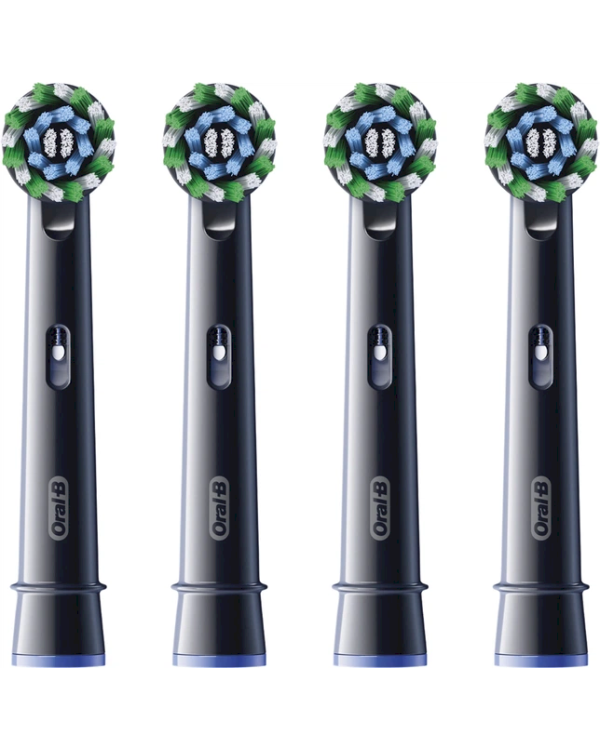 ORAL-B EB50BRB CrossAction Сменные Насадки Для Зубной Щётки Черные 4 шт.