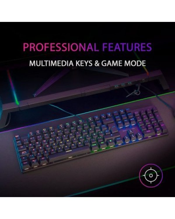 Mars Gaming MK422RUS Игровая механическая клавиатура RGB / Red Switch / US