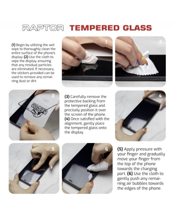 Дополнительное изображение книги «Swissten Raptor Diamond Ultra Clear Full Face Tempered Glass Защитное Стекло для Xiaomi Redmi Note 12S»