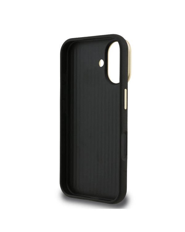 Guess PU Grained 4G Logo Stand Camera Frame Case Чехол для Apple iPhone 16