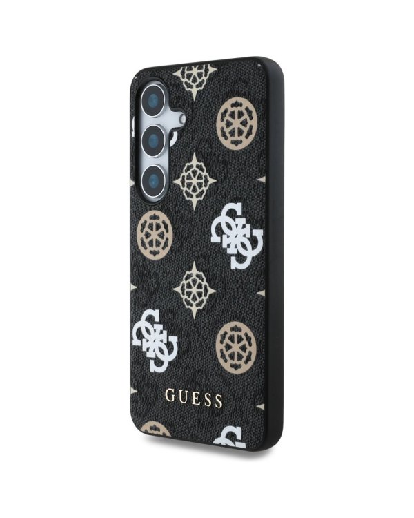 Guess 4G Printed Colored Peony Pattern MagSafe Чехол для Samsung Galaxy S25