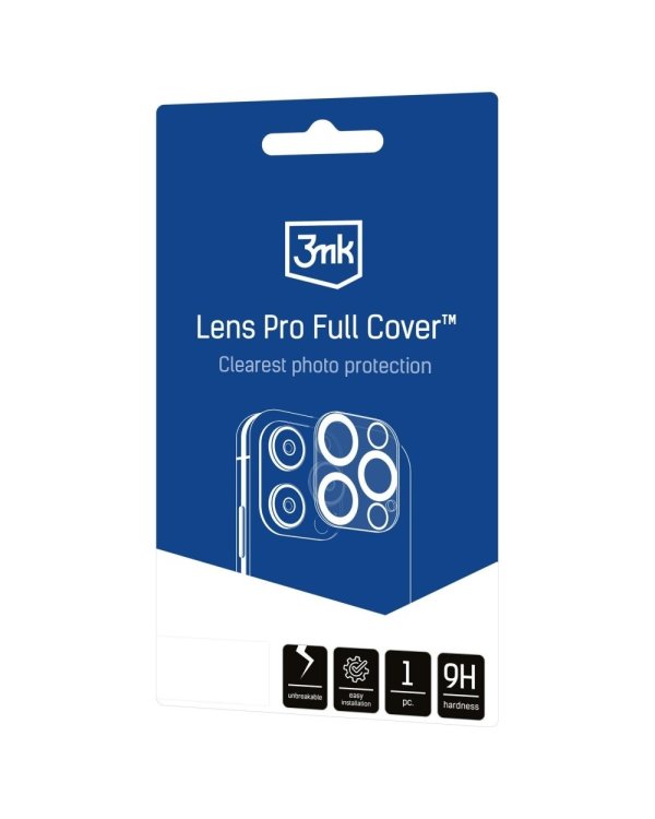 3MK Lens Pro FullCover Camera Lens Protection Защитное Стекло для Объективов Камеры Apple iPhone 17 Air
