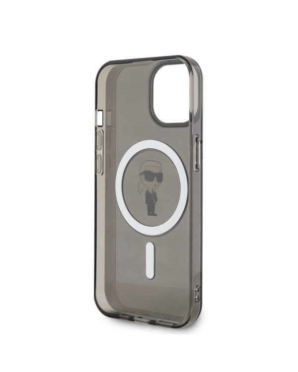 Karl Lagerfeld IML Ikonik MagSafe Case Защитный чехол для iPhone 15 / чёрный
