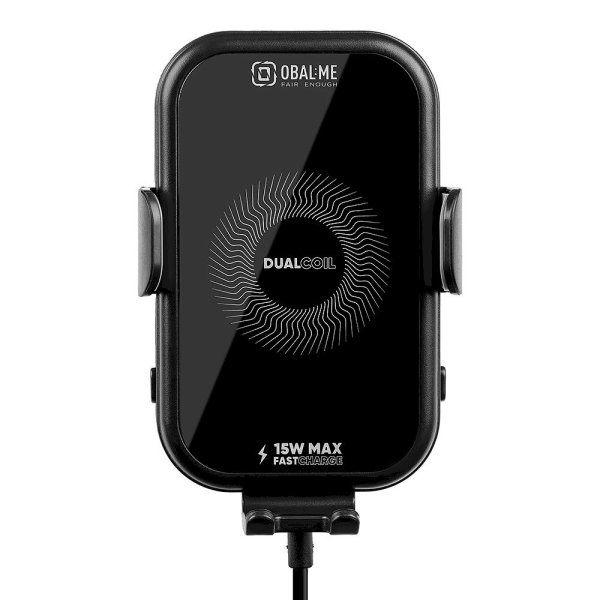 OBAL:ME GravCharger Wireless Charging Car Holder Автомобильный держатель с беспроводной зарядкой 15W / чёрный