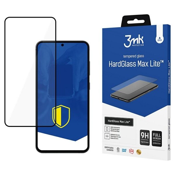 3mk HardGlass Max Lite Black Tempered Glass Защитное стекло для Samsung Galaxy S25 Plus