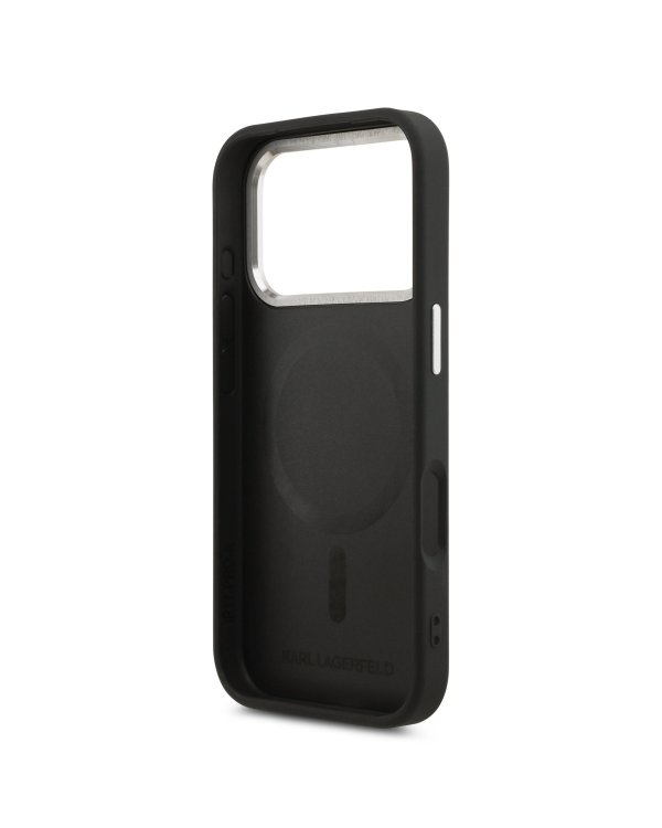 Karl Lagerfeld PU RSG Logo MagSafe Case Защитный чехол для iPhone 17 Pro / чёрный