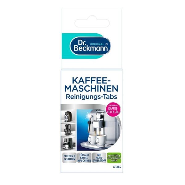 Dr. beckmann Чистящие таблетки для кофеварки 6шт.