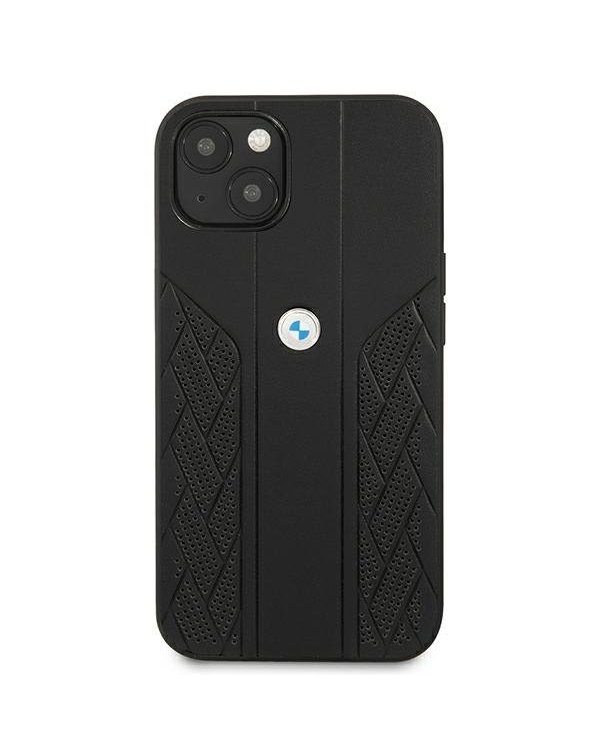 BMW BMHCP13MRSPPK Back Case Кожанный Чехол для телефона Apple iPhone 13