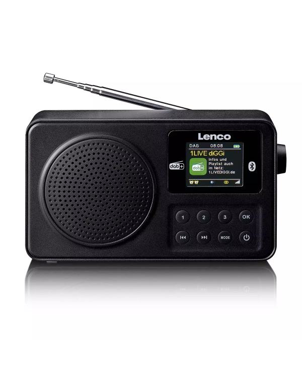 Lenco PDR-033BK Радио портативное FM / Bluetooth