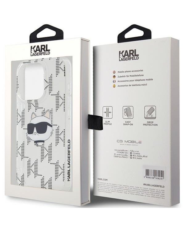 Karl Lagerfeld KLHCP15LHKLPCHT Чехол для Apple iPhone 15 Pro