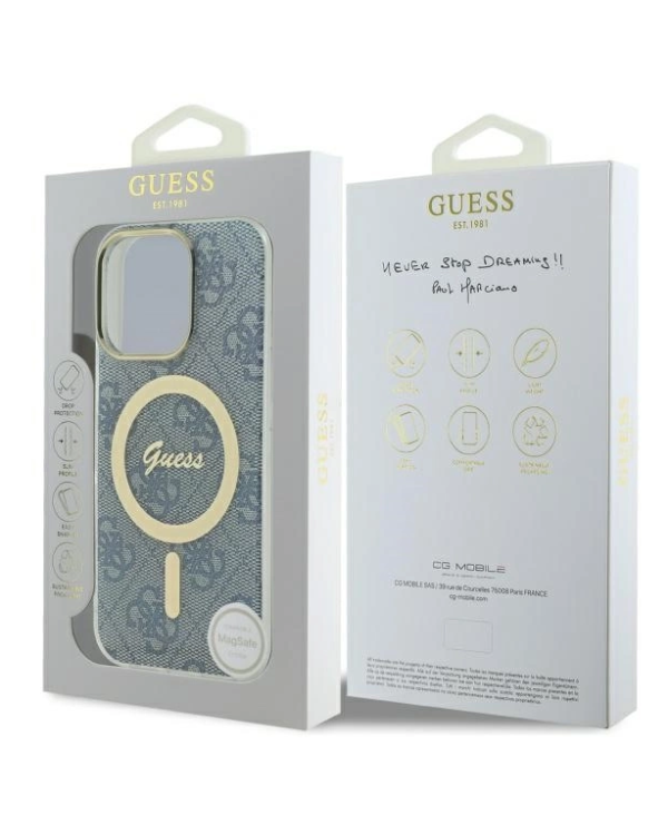Guess IML 4G MagSafe Защитный Чехол для Apple iPhone 16 Pro Max