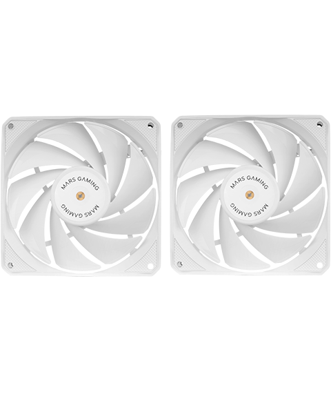 Mars Gaming MFNCLX2W PWM Fan kit 2x 120mm / FDB