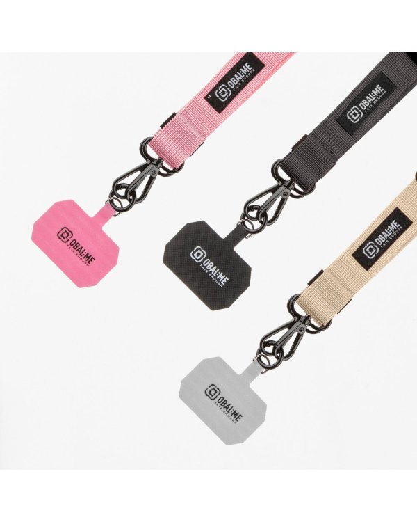 OBAL:ME NeckTag Ribbon Rope Ремешок на шею для телефонов / чёрный