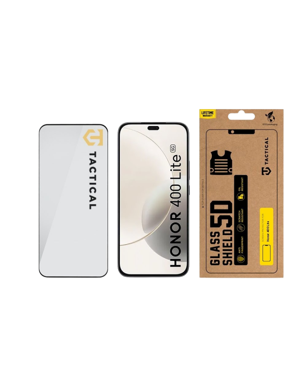 Tactical Glass Shield 5D Защитное стекло для Honor 400 Lite / чёрный