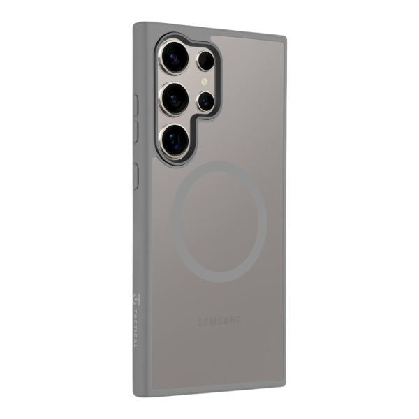 Обложка книги «Tactical MagForce Hyperstealth Cover Защитный чехол для Samsung Galaxy S24 Ultra / светло-серый»