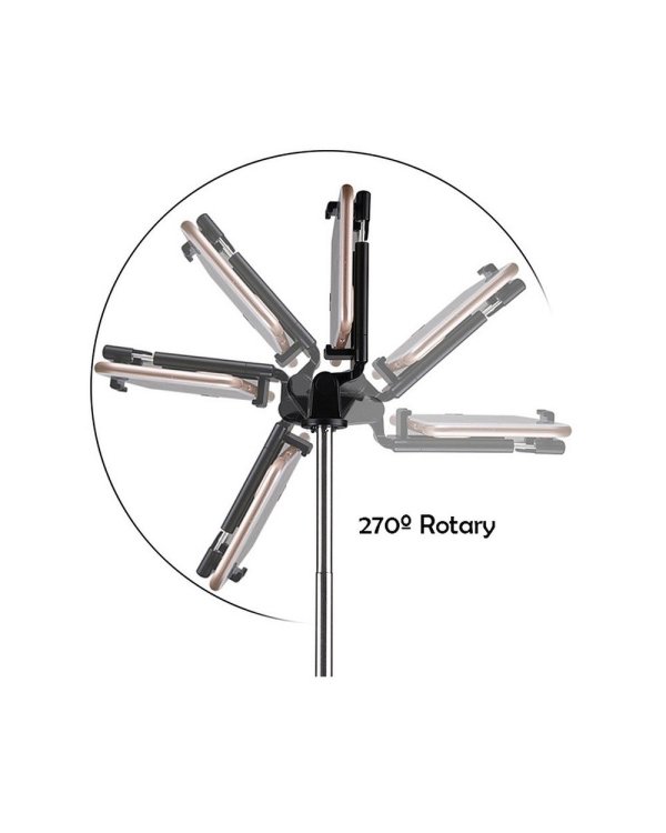 RoGer 2in1 Selfie Stick + штатив телескопическая подставка с Bluetooth пульт дистанционного управления