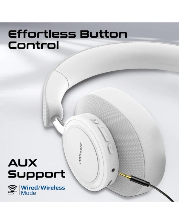 Promate Takt Беспроводные наушники Bluetooth 5.4 / AUX