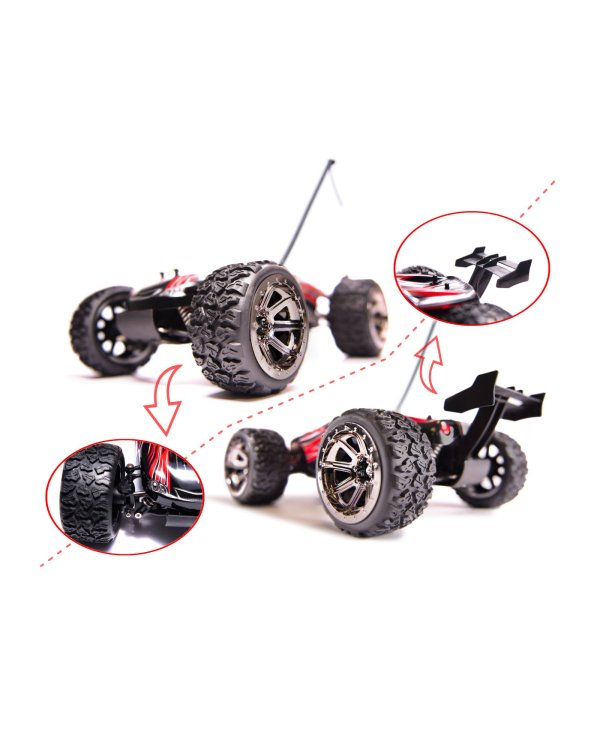 NQD Monster Truck Off-Road Land Buster Автомобиль с радиоуправлением / 25 km/h / 4x4 / 1:12 / Kрасный