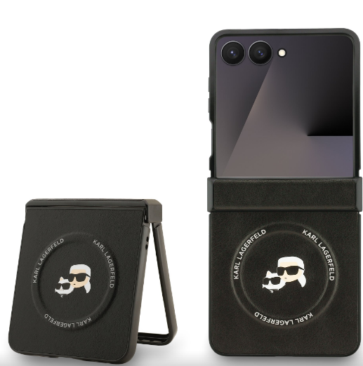 Karl Lagerfeld Karl&Choupette Pins MagSafe Case Чехол для Samsung Galaxy Z Flip7
