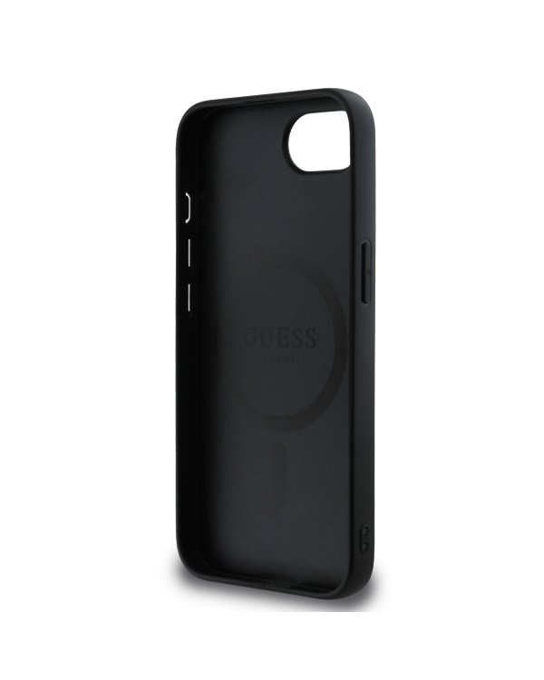 Guess PU Grained Classic Logo MagSafe Case Чехол для Apple iPhone 16e