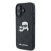 Karl Lagerfeld Monogram Karl&Chaoupette Head Pin Защитный Чехол для Apple iPhone 16 Plus
