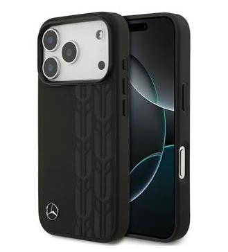 Mercedes Leather Laurel Leaves MagSafe Case Чехол для Apple iPhone 17 Pro