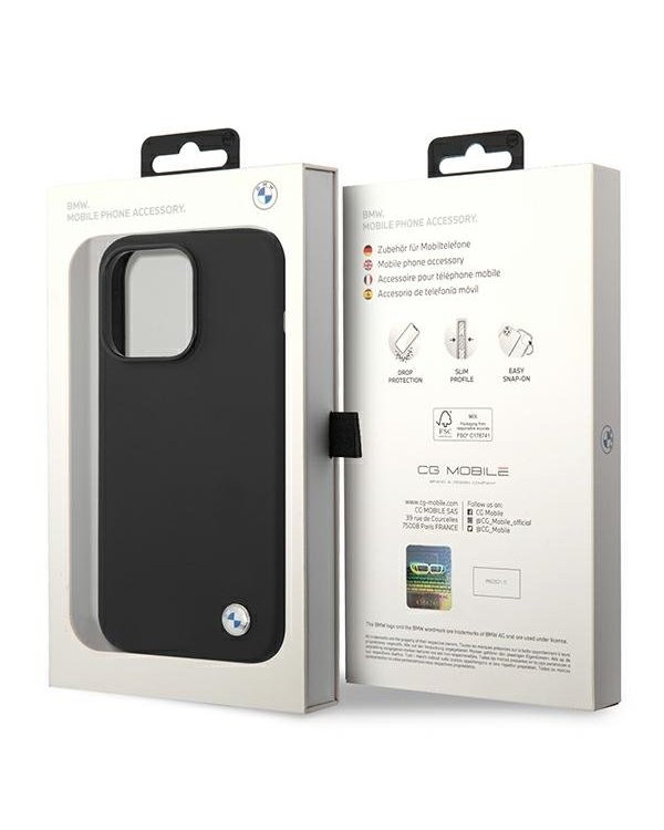 BMW BMHCP14XSILBK Чехол для Apple iPhone 14 Pro Max