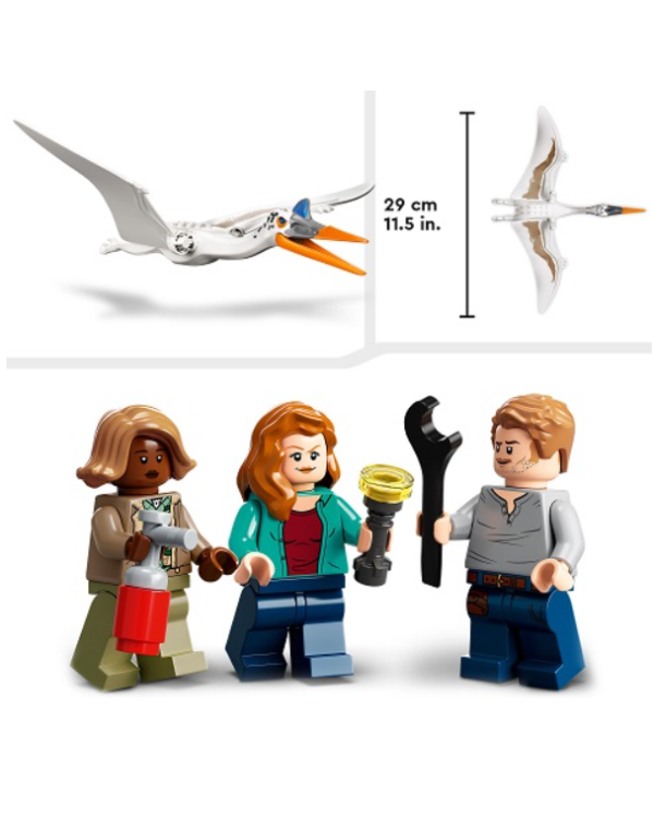 Дополнительное изображение книги «LEGO 76947 Jurassic World Quetzalcoatlus Plane Heist Конструктор»