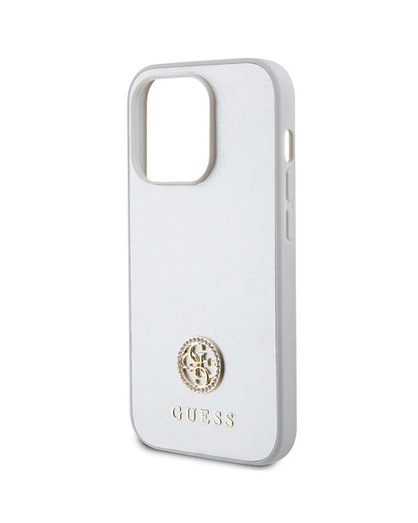 Guess Strass Metal Logo Back Case Защитный Чехол для Apple iPhone 15 Pro Max